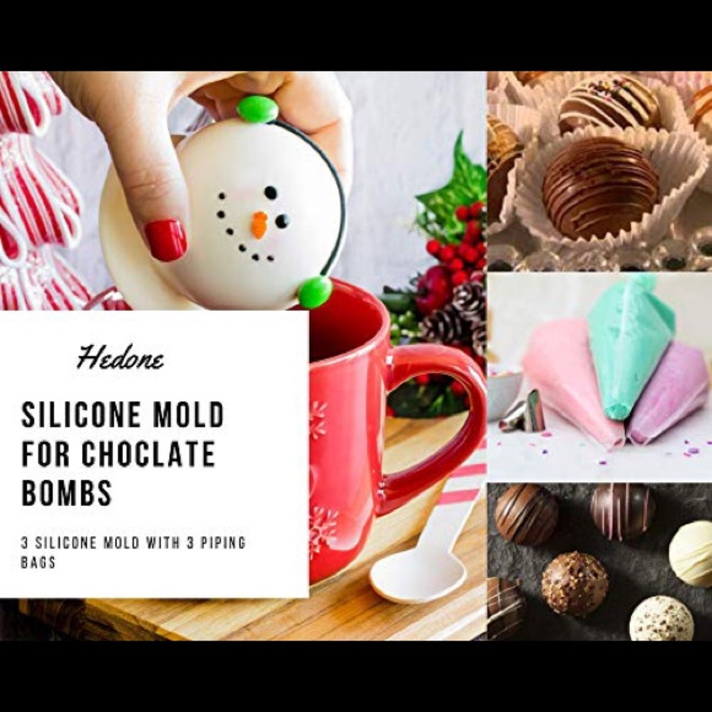 Silicon Mold for Hot🍫Bomb💣Pack of 3